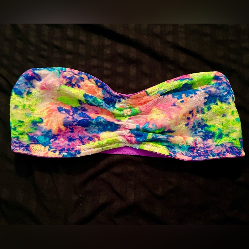 Victoria’s Secret PINK Colorful Lace Bandeau